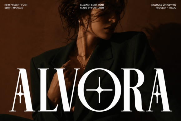 Alvora: Elevating Visual Identity Through Refined Luxury Serif Typography