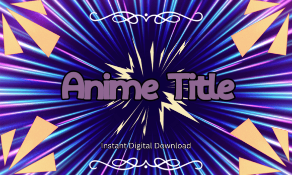 Anime Title Font: Bold Design for Creative Projects