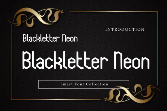 Blackletter Neon: Fusing Gothic Heritage with Modern Vibrancy