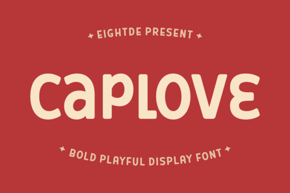 Caplove: Elevating Brand Identity with Bold, Playful Typography
