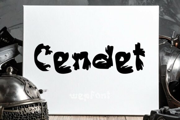 Cendet Font: Unleashing Raw Brush Energy