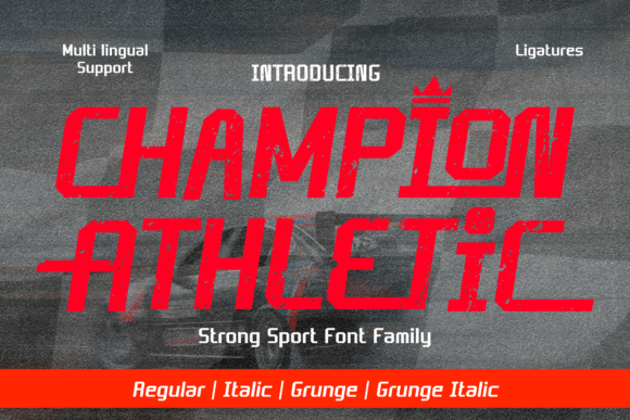 Champion Athletic: Bold Retro Sports Typography