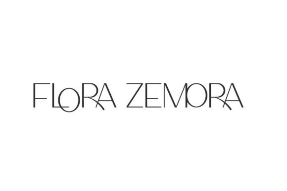 Flora Zemora: Redefining Modern Luxury Through Geometric Typography