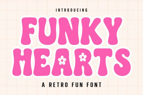 Funky Hearts: Bringing Retro Warmth to Modern Creative Projects
