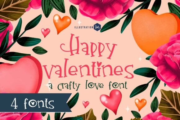 Happy Valentines Font: A Celebration of Handcrafted Joy and Whimsical Design