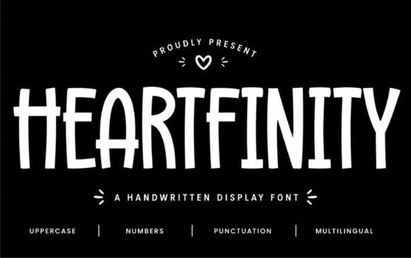 Heartfinity: Elevating Modern Design with Playful Handwritten Typography