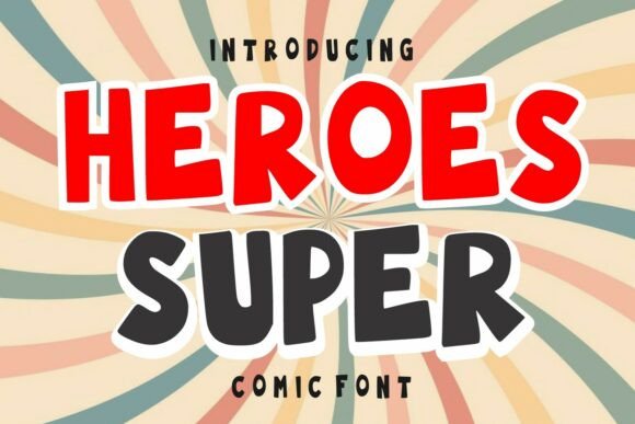 Heroes Super Font: Bold Comic Style for Creative Projects