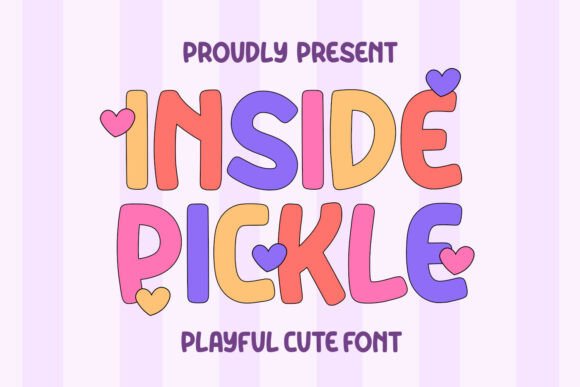 Inside Pickle: A Playful Font for Creative Projects