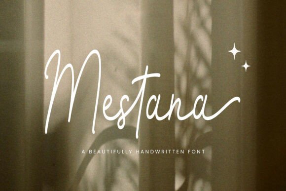 Mestana Font: Elegant Calligraphy for Modern Design