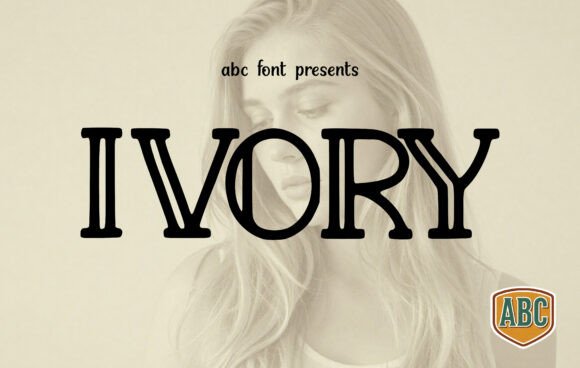 Reviving Opulence: How the Ivory Typeface Redefines Modern Luxury Branding