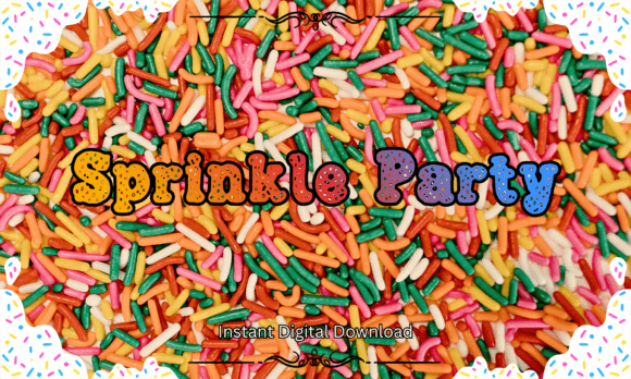 Sprinkle Party: Elevating Playful Design with Candy-Inspired Typography